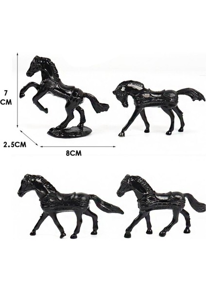 52 Adet/torba Ortaçağ Süvari Savaş Atı Asker Modeli Roma Oyuncaklar (Yurt Dışından)