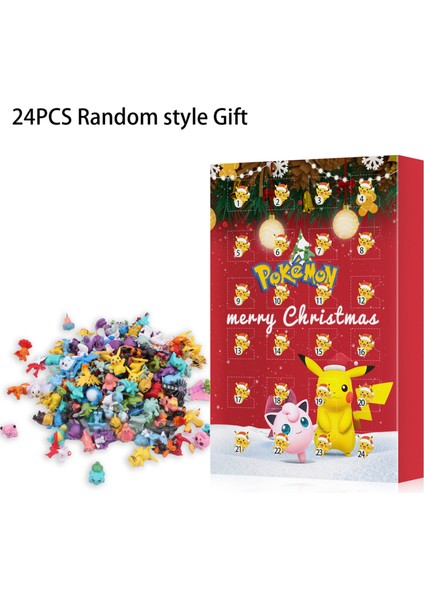 Noel Kör Kutu Çeşitli Noel Pokemons Aksiyon Figürü Oyuncaklar (Yurt Dışından)