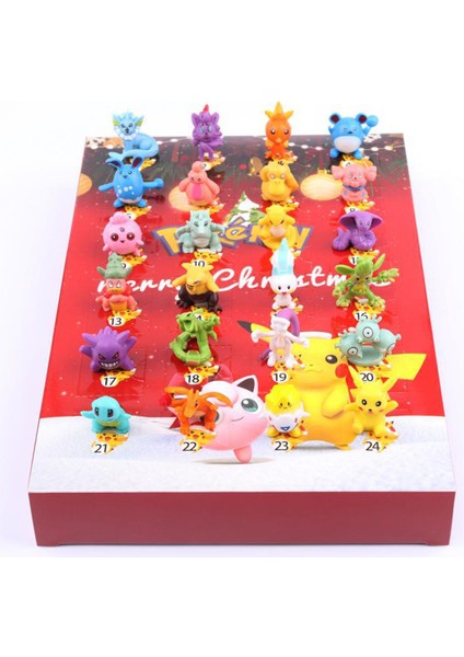 Noel Kör Kutu Çeşitli Noel Pokemons Aksiyon Figürü Oyuncaklar (Yurt Dışından)
