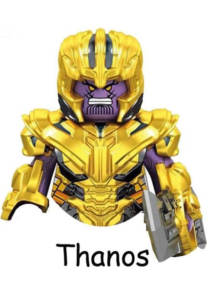 Heros Thanos Infinity Endgame Eldiven Dayağı Sonsuzluk Taş Modeli Şekil Oyuncak Inşaat Blokları Çocuklar Için Aksiyon Hediye (Yurt Dışından)