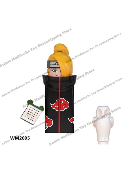WM6109 Naruto Blokları Anime Sasuke Kakashi Madara Zetsu Might Guy Rock Lee Mini Aksiyon Oyuncak Figürler Birleştirin Tuğla Oyuncaklar Çocuk Hediyeler (Yurt Dışından)