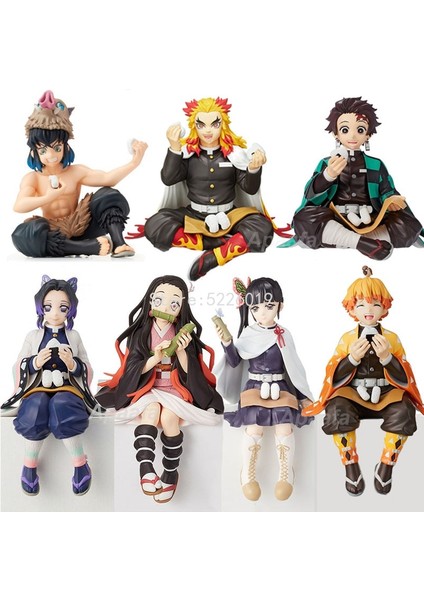 14CM Iblis Avcısı Anime Figürü Kamado Rengoku Kyoujurou Aksiyon Figürü Kimetsu Hiçbir Yaiba Kamado Tanjirou Nezuko Heykelcik Bebek (Yurt Dışından)