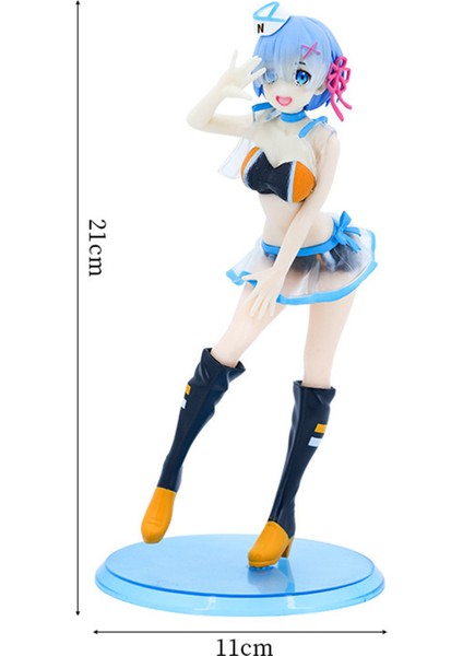 Childrenworld Rem Figure Pvc Zero Anime Figüründen Farklı Bir Dünyada Yaşam (Yurt Dışından)