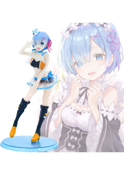 Childrenworld Rem Figure Pvc Zero Anime Figüründen Farklı Bir Dünyada Yaşam (Yurt Dışından)