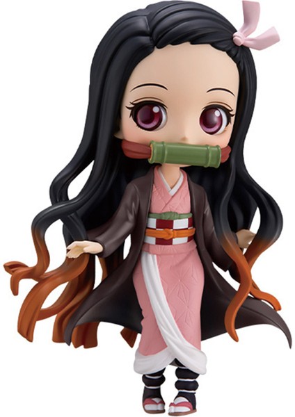 Qposket Anime Iblis Avcısı Şekil Nezuko Tanjirou Zenitsu Inosuke Kyoujurou Giyuu 15 cm Aksiyon Figuras Kawaii Pvc Model Oyuncaklar Hediye (Yurt Dışından)