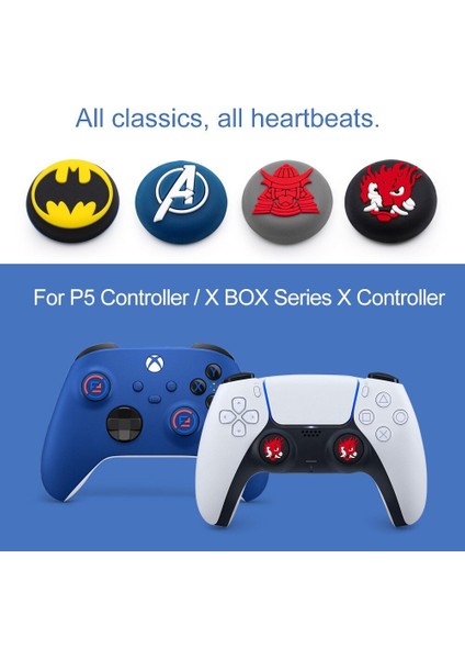 2 Adet Marvel Anime Figürü Ps5/ps4 Kolu Silikon Koruyucu Kapak Örümcek Adam Demir Adam Aksiyon Figürü Aksesuarları Çocuk Hediye Oyuncak (Yurt Dışından)