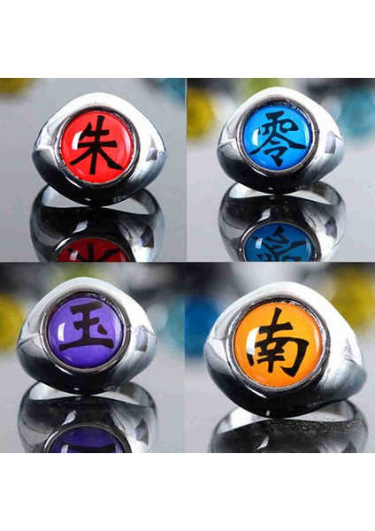 10 Adet/takım Naruto Akatsuki Metal Yüzükler Anime Itachi Şekil Cosplay Aksiyon Aksesuarı Jewerly Serin Erkek Çocuk Çocuk Oyuncakları (Yurt Dışından) fırsatları