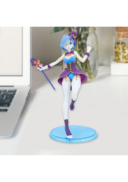 Anime Rem Modeli Minyatür Karikatür Rem Şekilli Kalıp Oyuncaklar Hobi Koleksiyonu (Yurt Dışından)