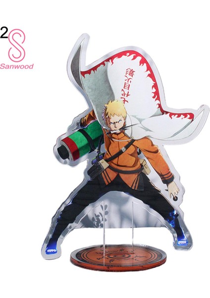 Ayakta Kart Geniş Uygulama Pürüzsüz Yüzey Akrilik Anime Naruto Şekil Masaüstü Için Standı (Yurt Dışından)