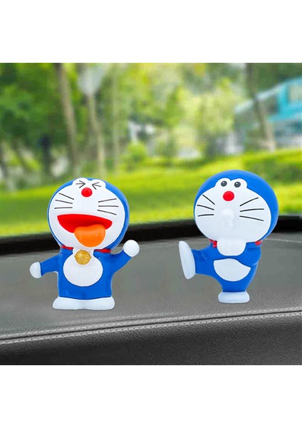 6 Adet Doraemon Şekil Koleksiyon Karikatür Zanaat Minyatür Heykelcik Japonya Anime Doraemon Nobita Şekilli Kalıp Oyuncak Kek Araba Dekorasyon (Yurt Dışından)