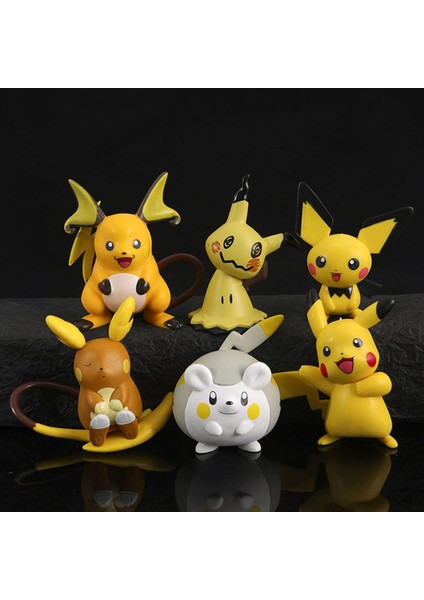 Pokemon Şekil Oyuncaklar Aksiyon Figürleri Oyuncak Çocuklar Için Hediyeler Doğum Günü Dekor 8 cm (Yurt Dışından)