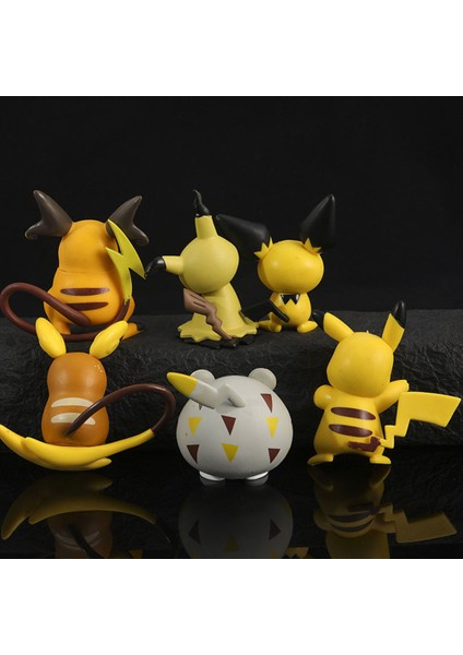 Pokemon Şekil Oyuncaklar Aksiyon Figürleri Oyuncak Çocuklar Için Hediyeler Doğum Günü Dekor 8 cm (Yurt Dışından)