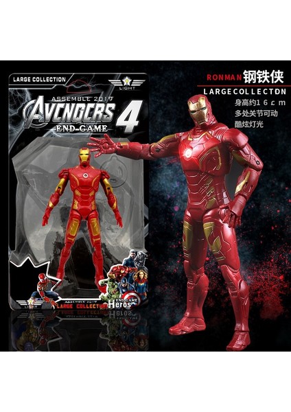 Yenı Marvel Avengers 4 Endgame Film Anime Süper Kahramanlar Kaptan Amerika Ironman Hulk Thor Süper Kahraman Aksiyon Figürü (Yurt Dışından)