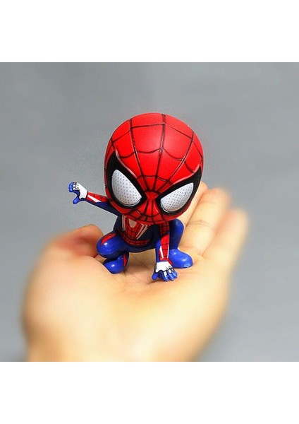 Örümcek Adam Marvel Avengers Şekil Karikatür Anime Aksiyon Figürü Heykelcik Örümcek Adam Oyuncak Figur El Bebek Modeli Süs Oyuncaklar Hediye (Yurt Dışından)