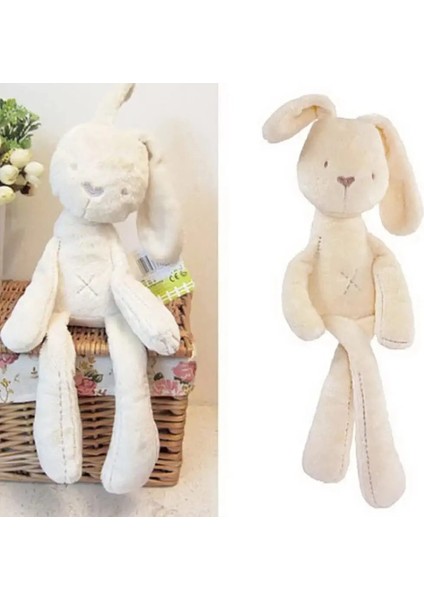 Bebekler Peluş Tavşan Tavşan Yumuşak Oyuncaklar Uyuyan Bebek Yumuşak Tavşan Peluş Çocuğun Ilk Bubby Doll Pamuk Doğal Renk Bebek Yürümeye Başlayan Için (Yurt Dışından)