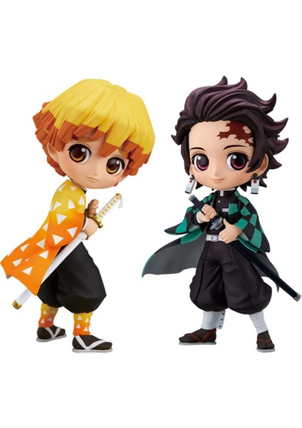 15CM Anime Iblis Avcısı Figürü Nezuko Tanjirou Zenitsu Inosuke Kyoujurou Giyuu Kawaii Qposket Figürlü Pvc Modeli Hediye Toplamak (Yurt Dışından) modelleri