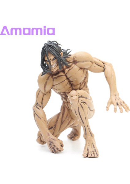Amamia Eren Model Minyatür Heykelcik Attack On Titan Karikatür Heykelcik Oyuncak (Yurt Dışından)
