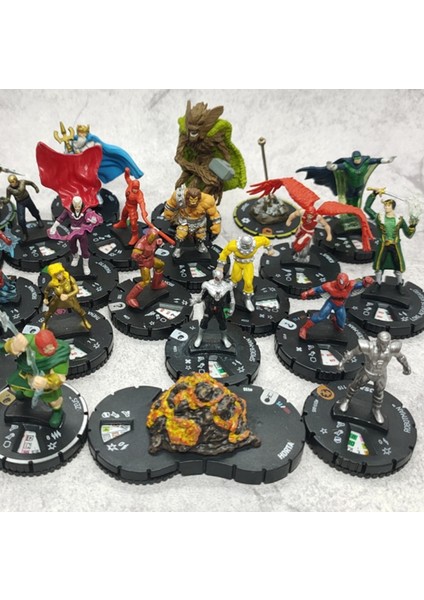 Heroclix Dünya Pı Gününü Kutluyor Marvel Dc Örümcek Adam Hulk Thor Flash Savaş Satranç Tahtası Oyunu Modeli Kapsül Oyuncaklar Hediye Toplayın (Yurt Dışından)