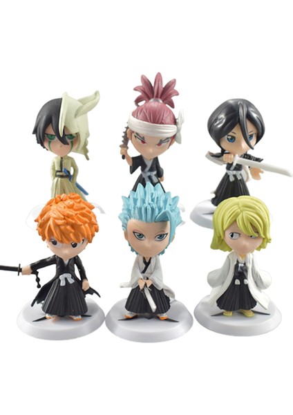 6 Adet Anime Figürü Bleach Kurosaki Ichigo Modeli Baubles Araba Süsleri Ev Dekor (Yurt Dışından) fiyatları