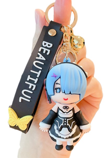 Anahtarlık Sıfır Başlangıç Hayat Başka Bir Dünyada Dekoratif Pvc Rem Anime Figürü Anahtarlık Hediye Için (Yurt Dışından)