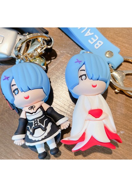 Anahtarlık Sıfır Başlangıç Hayat Başka Bir Dünyada Dekoratif Pvc Rem Anime Figürü Anahtarlık Hediye Için (Yurt Dışından)