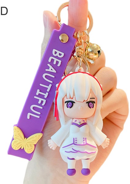 Anahtarlık Sıfır Başlangıç Hayat Başka Bir Dünyada Dekoratif Pvc Rem Anime Figürü Anahtarlık Hediye Için (Yurt Dışından)