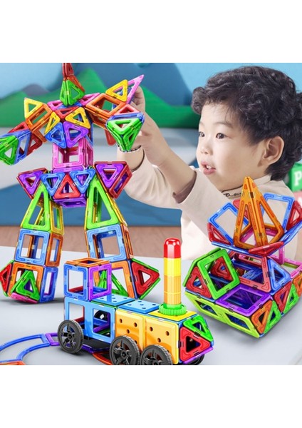 1 Adet Büyük Boy Manyetik Bloklar Dıy Manyetik Inşaat Oyuncakları Manyetik Tasarımcı Modeli Oluşturma Eğitici Oyuncaklar Çocuklar Için Hediyeler (Yurt Dışından)