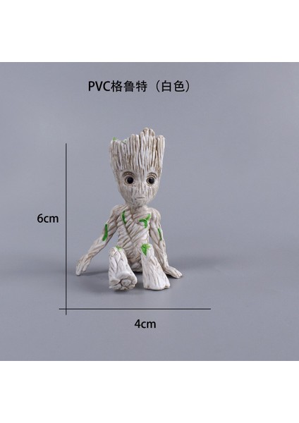 Disney Anime Araba Dekor Ağaç Adam Groot Aksiyon Figürü Oturan Model Bebek Araba Iç Dekorasyon Aksesuarları Noel Hediyesi (Yurt Dışından)