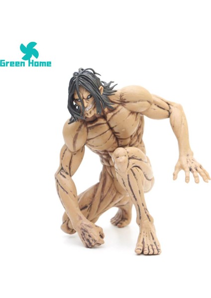 Green Home Attack On Titan Aksiyon Figürü Kas Eren-Jaeger Figürü Anime Modeli (Yurt Dışından)