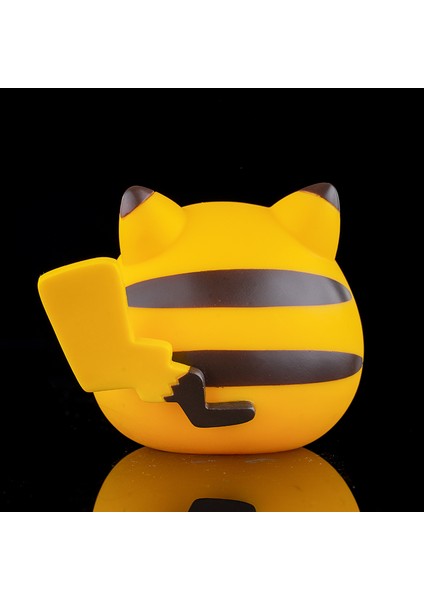 10 cm Pokemon Anime Sevimli Pikachu Bebek Mını Yağ Pikachu Aksiyon Figürü Oyuncak Modeli Bebek Araba Modeli Kız Hediye (Yurt Dışından)