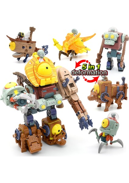 5'i 1 Arada Tesise Karşı. Zombi Paketi Boys Için Patron Robot Bebek Pvz Zombiler Eğitici Oyuncaklar Pvc Aksiyon Şekilli Kalıp Oyuncaklar Çocuk Hediye (Yurt Dışından) fiyatları