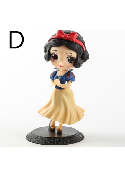 Disney 10 cm S Versiyonu Kar Beyaz Prenses Alice Denizkızı Figürü Alice Harikalar Diyarında Ariel Küçük Denizkızı Pvc Şekilli Kalıp Oyuncak (Yurt Dışından)