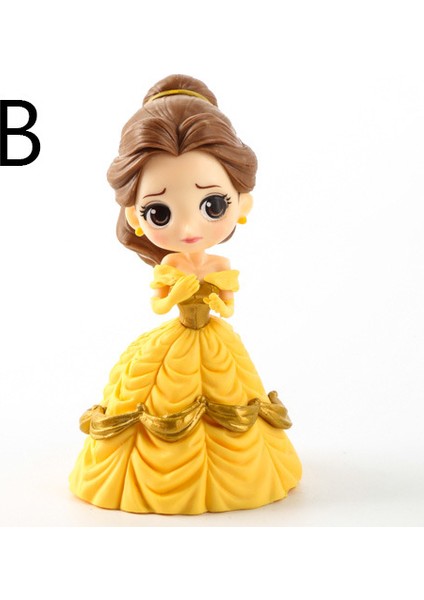Disney 10 cm S Versiyonu Kar Beyaz Prenses Alice Denizkızı Figürü Alice Harikalar Diyarında Ariel Küçük Denizkızı Pvc Şekilli Kalıp Oyuncak (Yurt Dışından)