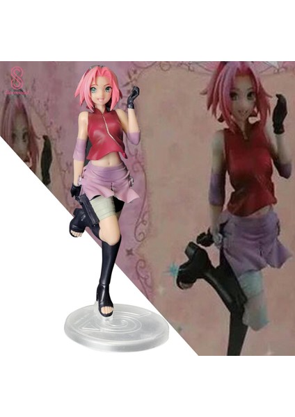 22 cm Naruto Oyuncaklar Shippuden Bahar Vahşi Sakura Kiraz Çiçeği 28. Nesil Koleksiyon Süs Doğum Günü Hediyesi Tatil Hediyesi (Yurt Dışından)