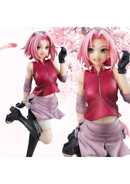 22 cm Naruto Oyuncaklar Shippuden Bahar Vahşi Sakura Kiraz Çiçeği 28. Nesil Koleksiyon Süs Doğum Günü Hediyesi Tatil Hediyesi (Yurt Dışından)