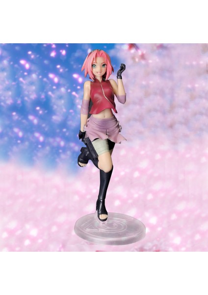 22 cm Naruto Oyuncaklar Shippuden Bahar Vahşi Sakura Kiraz Çiçeği 28. Nesil Koleksiyon Süs Doğum Günü Hediyesi Tatil Hediyesi (Yurt Dışından)