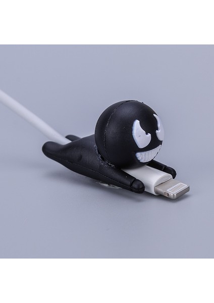 Marvel Örümcek Adam Figürleri USB Koruyucu Kılıf Demir Adam Silikon Veri Kablosu Bite Koruyucu Kapak Kaptan Amerika Hulk Oyuncaklar Hediyeler (Yurt Dışından)