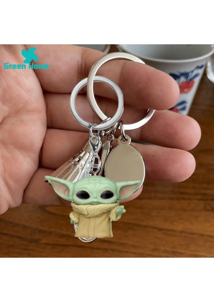 Yeşil Ev Vinil Anahtarlık Tahsil Karikatür Bebek Yoda Bebek Anahtar Kolye (Yurt Dışından) fırsatları