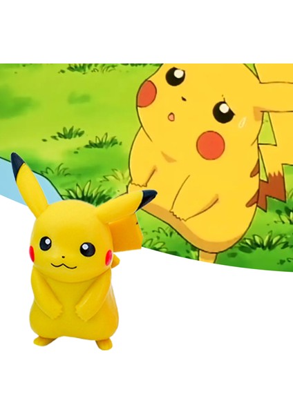 Pokemons Süsleme Canlı Ifade Pokemons Anime Doll Şekil Süsleme (Yurt Dışından)