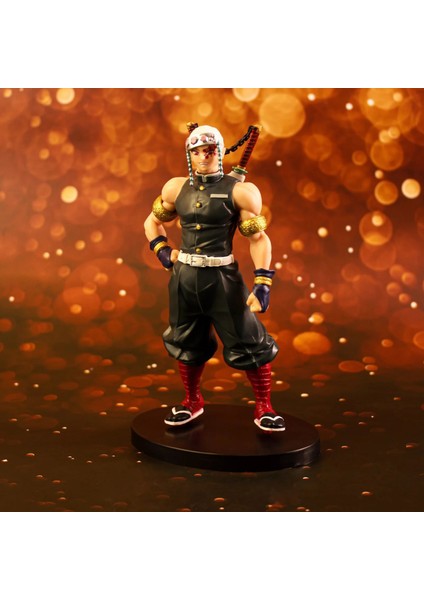 Anime Heykelcik Solmaz Ince Işçilik Pvc Ayakta Anime Figürü Uzui Tengen Modeli Ev Için (Yurt Dışından)
