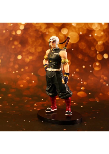 Anime Heykelcik Solmaz Ince Işçilik Pvc Ayakta Anime Figürü Uzui Tengen Modeli Ev Için (Yurt Dışından)