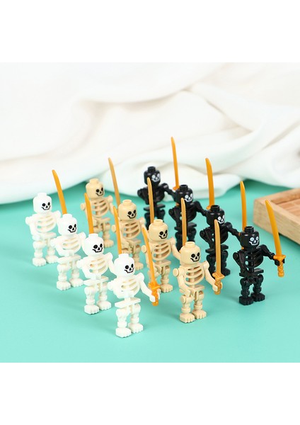 10 Adet Kafatası Ninjago Figürleri Yapı Taşları Oyuncak Seti (Yurt Dışından)