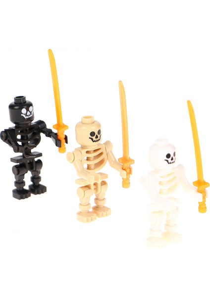 10 Adet Kafatası Ninjago Figürleri Yapı Taşları Oyuncak Seti (Yurt Dışından)