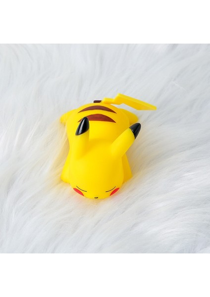 Pokemon Modeli Gece Lambası Pikachu Sevimli Yatma Pozisyonu Charmander Psyduck Squirtle LED Odası Dekorasyon Yumuşak Aydınlatma Oyuncaklar Hediyeler (Yurt Dışından) fiyatları