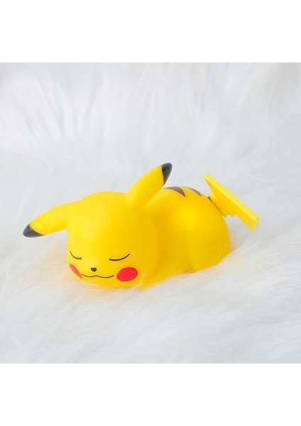 Pokemon Modeli Gece Lambası Pikachu Sevimli Yatma Pozisyonu Charmander Psyduck Squirtle LED Odası Dekorasyon Yumuşak Aydınlatma Oyuncaklar Hediyeler (Yurt Dışından) modelleri