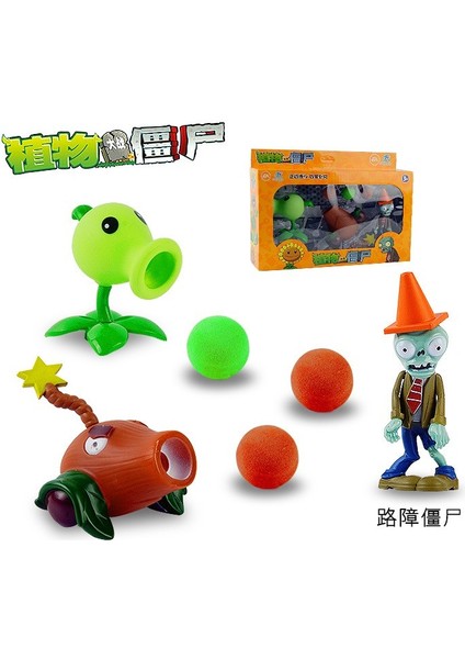 Peashooter Pvc Aksiyon Anime Şekilli Kalıp Bezelye Atıcı Kar Bezelye Erkekler Için Birinin Hediyesi (Yurt Dışından)