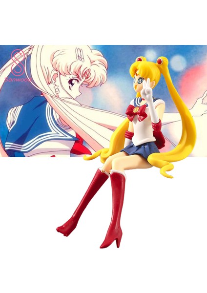Aksiyon Sailor Moon Heykelcik Pas Geçirmez Canlı Renk Mikro Dekor Sailor Moon Karikatür Anime Figürleri Anime Lover Için (Yurt Dışından) fırsatları