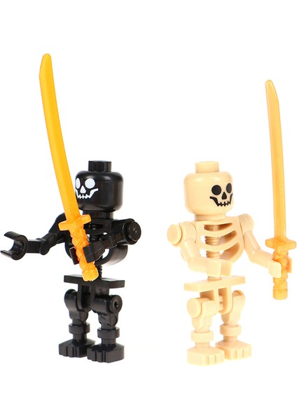 10 Adet Kafatası Ninjago Figürleri Yapı Taşları Oyuncak Seti (Yurt Dışından)