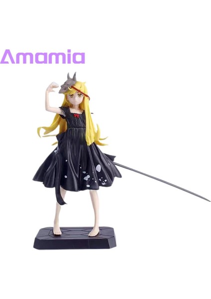 Silver Umbrella Amamia Monogatari Anime Modeli Monogatari Anime Aksiyon Figürü Oyuncak (Yurt Dışından)