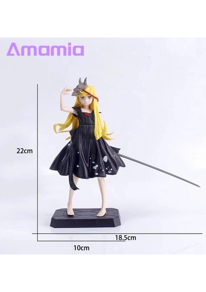 Silver Umbrella Amamia Monogatari Anime Modeli Monogatari Anime Aksiyon Figürü Oyuncak (Yurt Dışından)